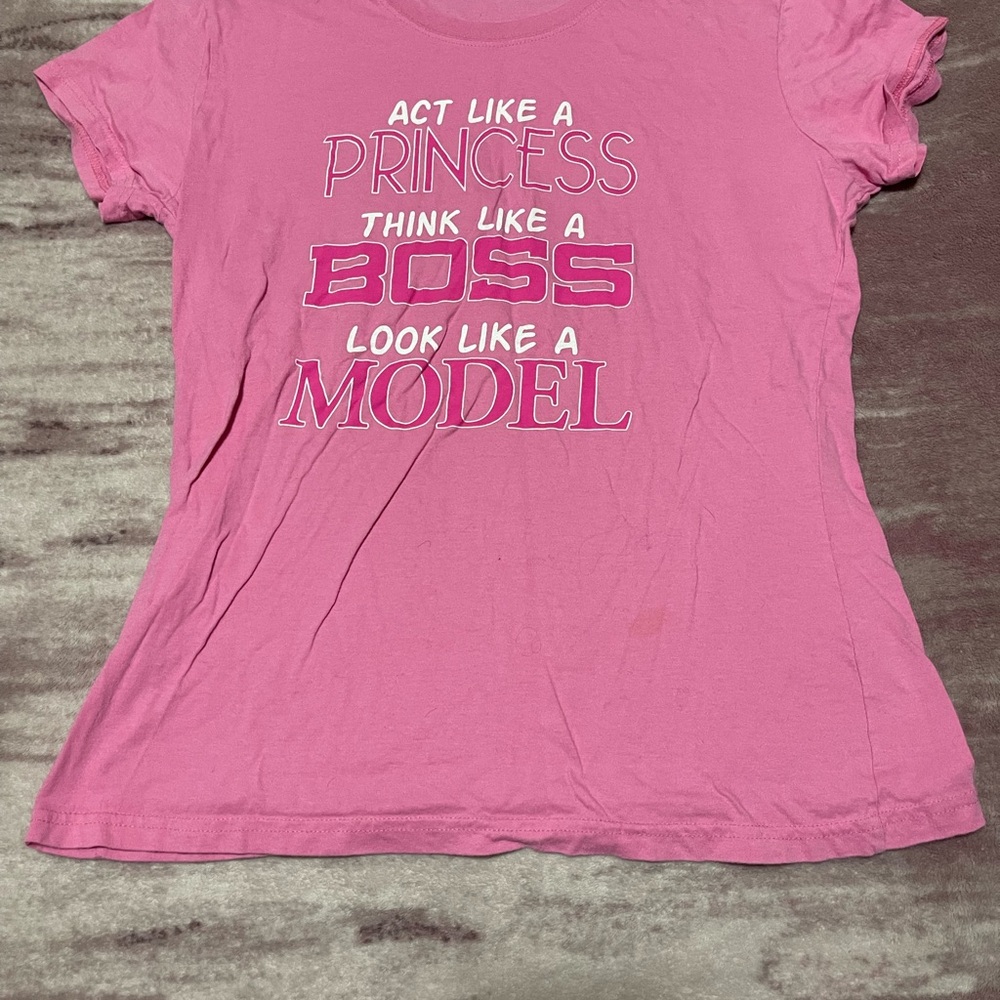 Empowerment Pink Graphic Tee for Kids